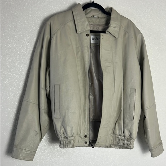 Fandango Cream Leather Jacket - Picture 3 of 15